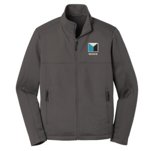 Menk Port Authority Men Collective Smooth Fleece Jacket-Graphite