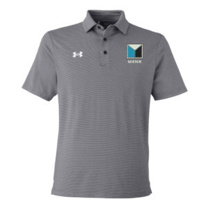 Menk Under Armour Men DRIVE Team Stripe Premium Polo – BLACK