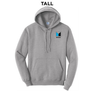 Menk Tall Fleece Hooded Sweatshirt-Athletic heather