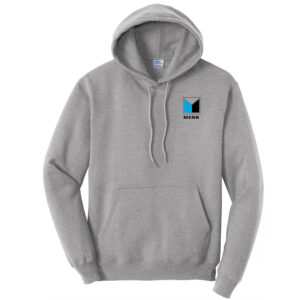 Menk Unisex Fleece Hooded Sweatshirt-Athletic Heather