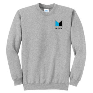 Menk Unisex Fleece Crewneck Sweatshirt-Athletic Heather