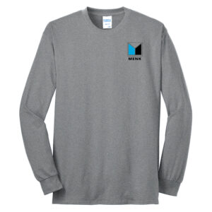 Menk Unisex Cotton Long Sleeve Tee-Athletic Heather
