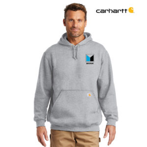 Menk Carhartt Men Midweight Hooded Sweatshirt-Heather Grey
