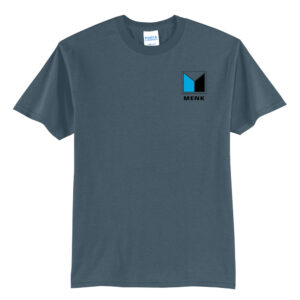 Menk Unisex Short Sleeve Tee-Steel Blue