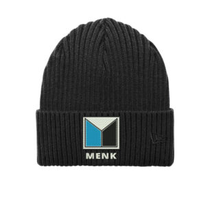 Menk New Era Core Classic thick rib knit Cuff Beanie stocking cap-Black