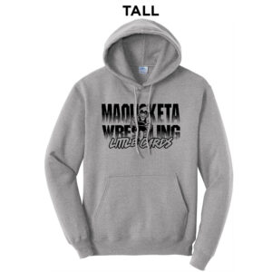 Maq Little Cards Wrestling Tall Fleece Hooded Sweatshirt-Athletic Heather