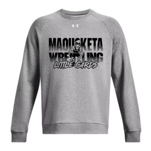 Maq Little Cards Wrestling Under Armour UA Rival Fleece Crewneck Sweatshirt-CastleRock