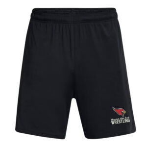 Maq Little Cards Wrestling Under Armour Men’s UA Tech Vent 7″ pocketed  Shorts-Black