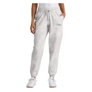 Mini Movement Center Ladies Beach Wash Cloud Tie-Dye Sweatpant-Dove Grey