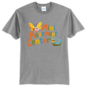 Mini Movement Center Unisex Short Sleeve Tee-Athletic Heather