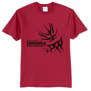 Maq Girls BB Unisex Short Sleeve Tee-Red