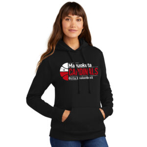 Maq Girls BB Ladies Core Fleece Pullover Hooded Sweatshirt-Black