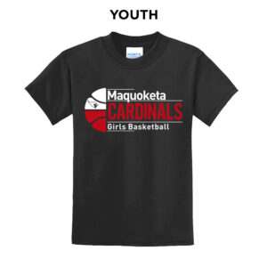 Maq Girls BB Youth Short Sleeve Tee-Black