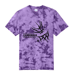 Maq Girls BB Unisex Crystal Tie-Dye Tee-Purple