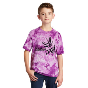 Maq Girls BB YOUTH Crystal Tie-Dye Tee-Purple