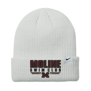 Moline Swim Club Nike Terra Beanie-Summit White