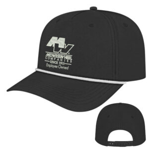 MW Fall 25 Cap America Athletic Rope Cap – Black