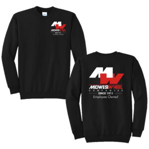 MW Fall 25 Unisex Basic Crewneck – Black