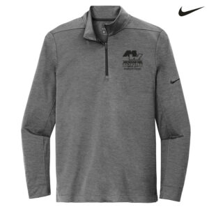 MW Fall 25 Nike Dry 1/2-Zip Cover-Up – Black Heather