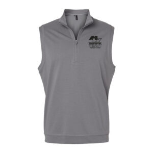 MW Fall 25 Adidas Men’s Club Quarter-Zip Vest – Grey