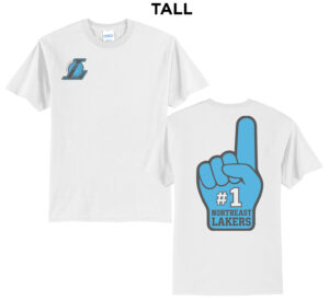 NE Lakers BB Tall Short Sleeve Tee-White