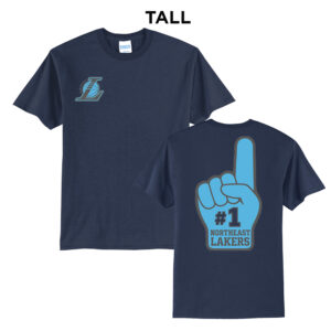 NE Lakers BB Tall Cotton Short Sleeve Tee-Navy