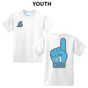 NE Lakers BB Youth Short Sleeve Tee-White
