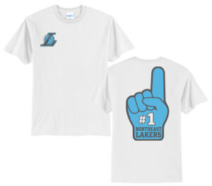 NE Lakers BB Unisex Short Sleeve Tee-White