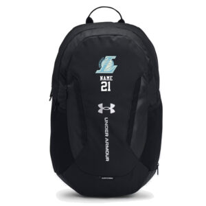 NE Lakers BB Under Armour Hustle 6.0 Team Backpack -Black