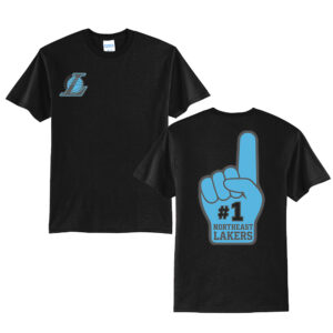 NE Lakers BB Unisex Short Sleeve Tee-Black