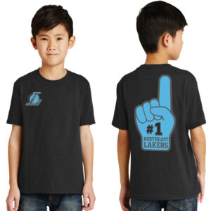 NE Lakers BB Youth Short Sleeve Tee-Black