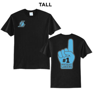 NE Lakers BB Tall Short Sleeve Tee-Black