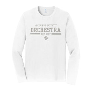 NS Orchestra Unisex Fan Favorite Long Sleeve Tee-White