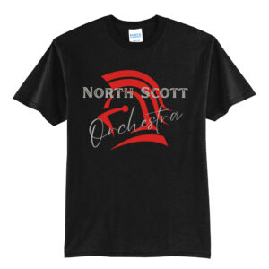 NS Orchestra Unisex Short Sleeve Tee-Black