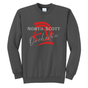 NS Orchestra Unisex Fleece Crewneck Sweatshirt-charcoal