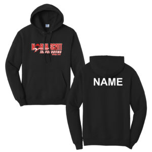 North Scott Trap Unisex Basic Hooded Sweatshirt-Black