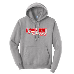 North Scott Trap Unisex Basic Hooded Sweatshirt-Athletic Heather