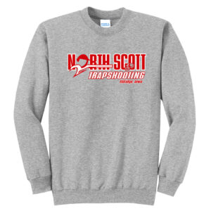 North Scott Trap Unisex Core Fleece Crewneck Sweatshirt-Athletic Heather