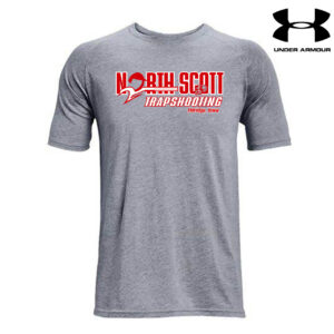 North Scott Trap Under Armour Athletics soft cotton blend T-shirt Men-Steel Grey