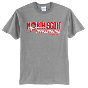 North Scott Trap Unisex Basic Short Sleeve Tee-Athletic Heather