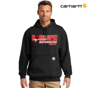 North Scott Trap Carhartt Adult Midweight Hooded Sweatshirt-Black