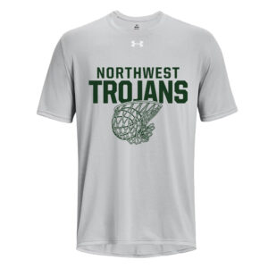 NW Basketball Under Armour short sleeve Men’s Team Tech Tee-Mod Grey