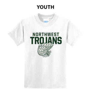 NW Basketball Youth Short Sleeve Tee-White