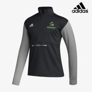NW Basketball Adidas Team Issue color block 1/4 zip pullover – Black/Grey (2x, 3x, 4x)