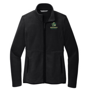 NW Basketball Port Authority Ladies Connection Fleece Jacket-Black