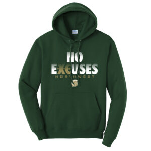 NW Cross Country Unisex Fleece Hooded Sweatshirt-Dark Green