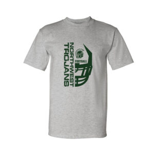 NW Football Tall Cotton Short Sleeve Tee-Grey