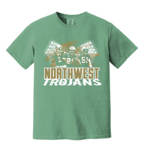 NW Football Unisex Comfort Colors Pigment Dyed Short Sleeve Shirt-Light Green