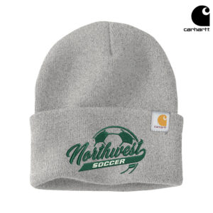 NW Girls Soccer Carhartt Acrylic Watch Cap 2.0 beanie stocking cap with cuff-Heather Grey