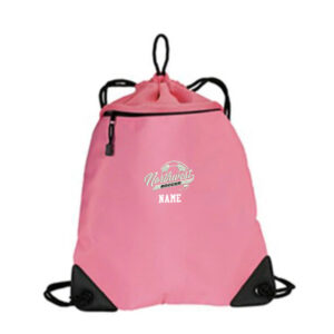 NW Girls Soccer Port Authority Cinch Pack With Mesh Trim-Bright Pink